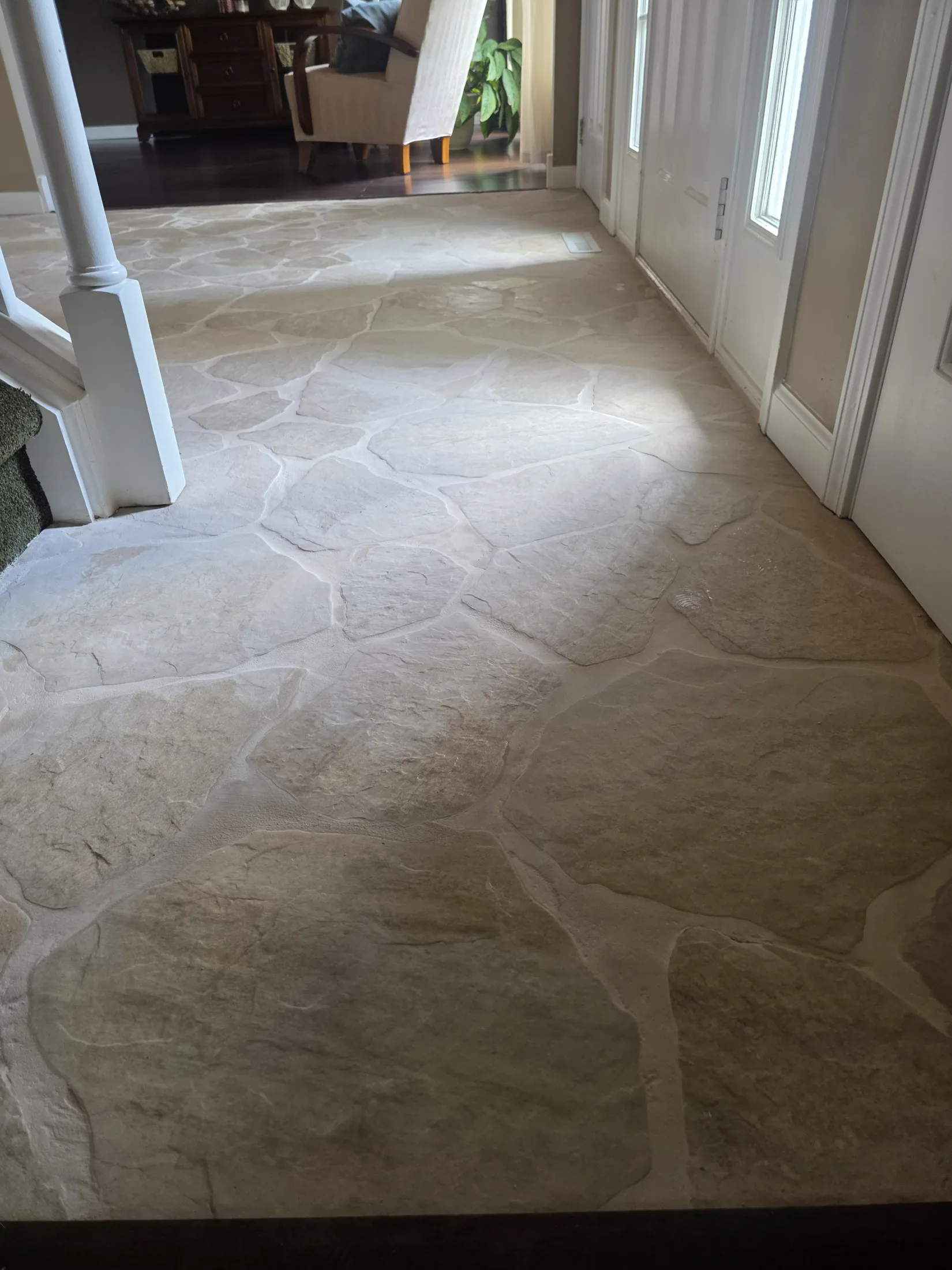 Flagstone Foyer Floor